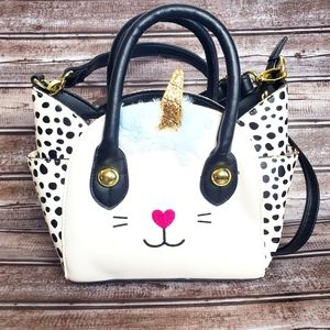 BETSEY JOHNSON cat crossbody bag